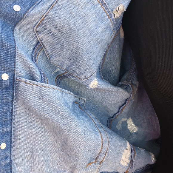 Pretty Blue Jean Designer Jacket by Ci Sono - Picture 9 of 11